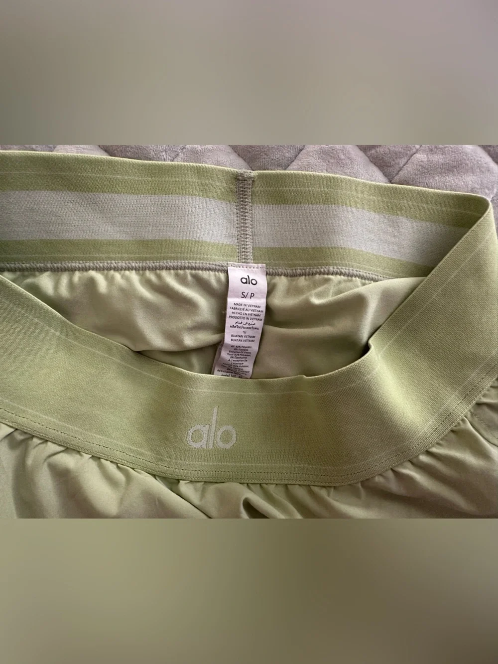 Alo Match Point Skirt Green